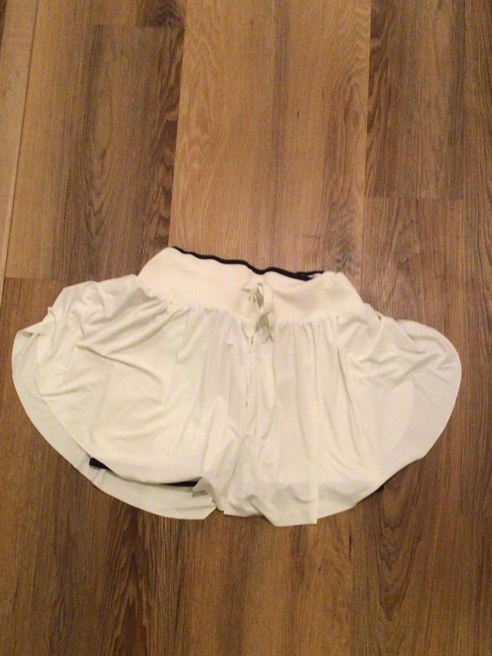all in motion White Flared Drawstring Skort